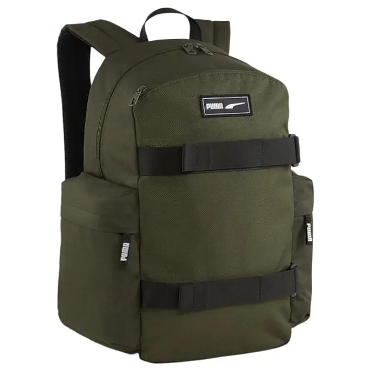 PUMA Polyester Backpack Medium Unisex Army Green