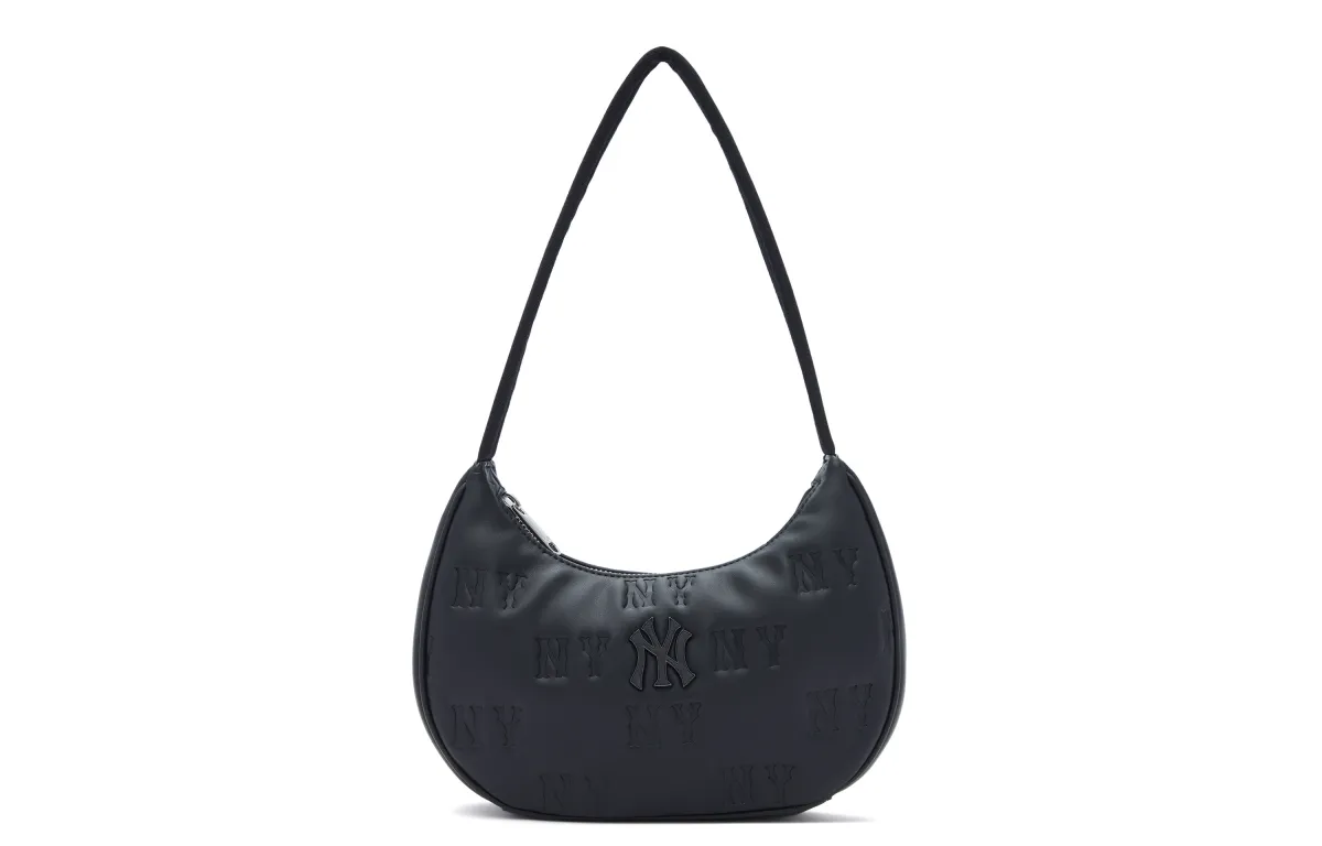 MLB Artificial Leather Handbag, Shoulder Bag, Shoulder Bag Unisex Black