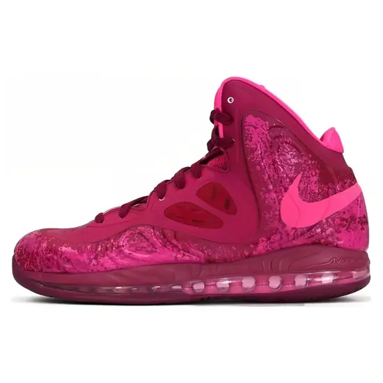 Nike Hyperposite Vintage Basketball Shoes Men High-top Raspberry Red / Pink Foil
