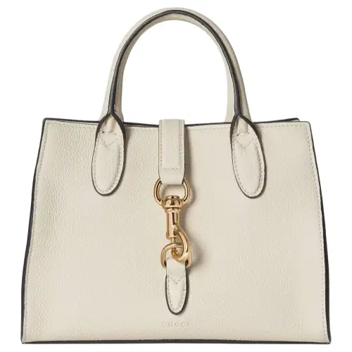 GUCCI Leather Shoulder Bag, Crossbody Bag, Handbag Small Women's Ivory White