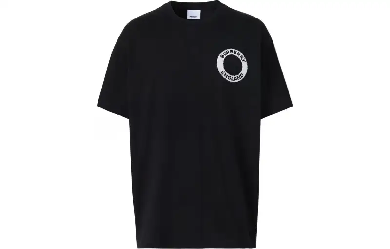Burberry Logo Graphic Cotton Oversized T shirt