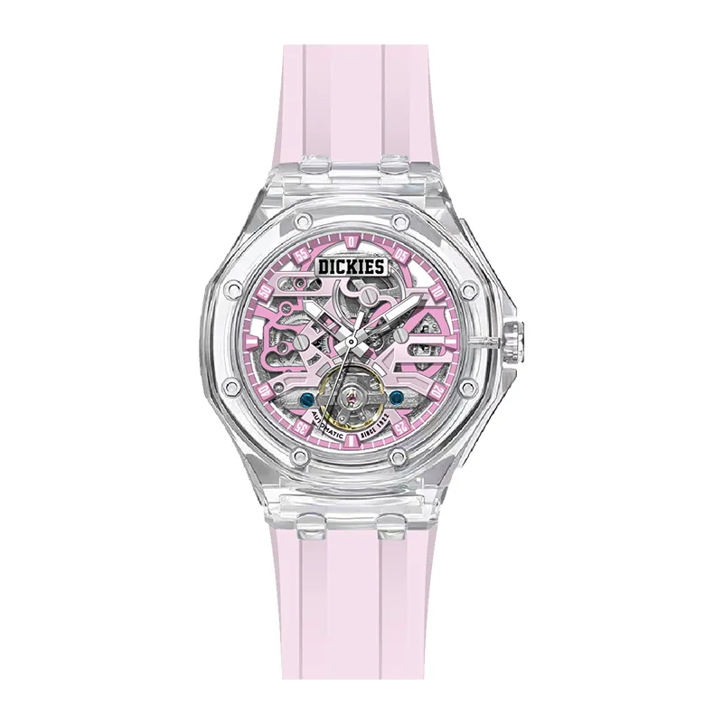 Dickies Wrist Watches Mechanical Movement Skeleton Dial Unisex