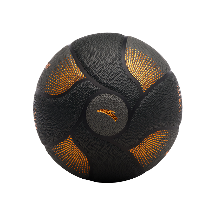 Anta Pu Basketball Black Orange Size 7 Training Competition China Mainland Version