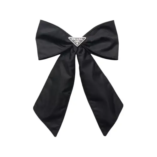 Prada Re-Nylon bow hair clip