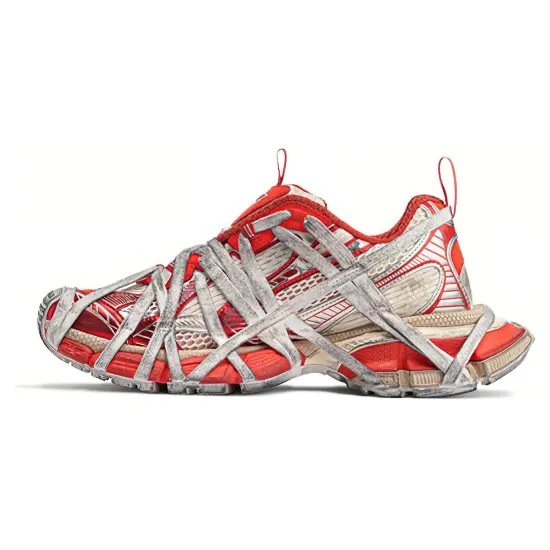 Balenciaga 3XL Extreme Lace Sneaker 'Worn-Out - Orange Beige'