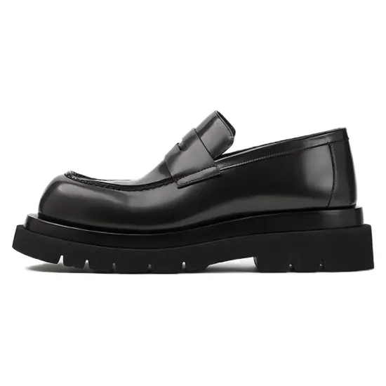 Bottega Veneta Lug Loafers Men Black