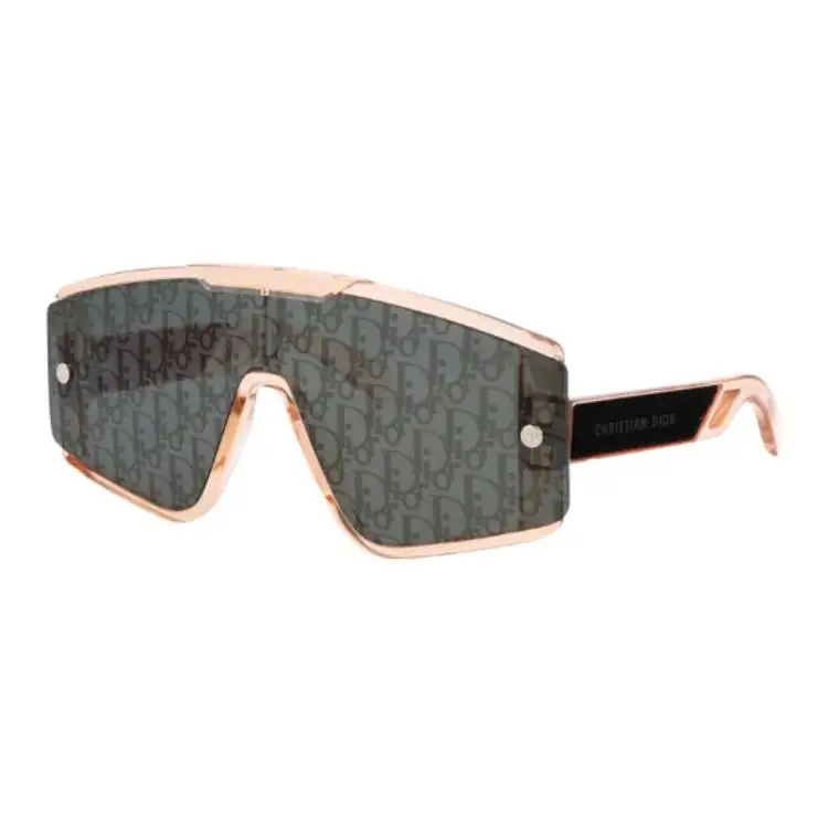 DIOR Irregular Shape Sunglasses Men's Gold
