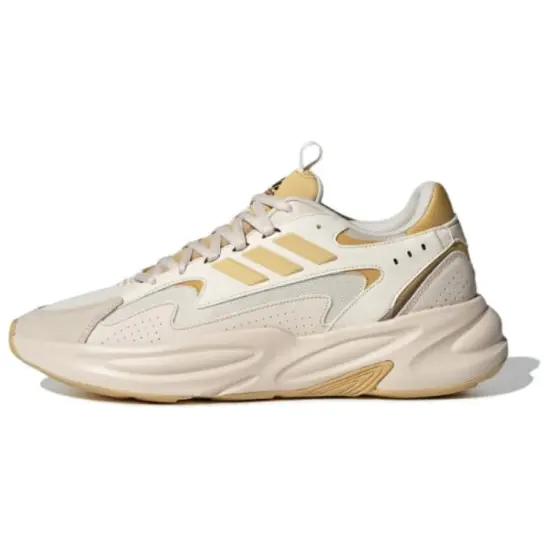 Adidas Ozwave Chunky Sneakers Unisex Low-Top Wonder White/Sand Yellow/Light Ivory White