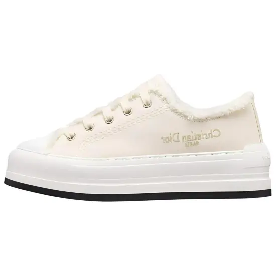 Walk'n'DIOR Skateboard Shoes Women's Low-Top Beige