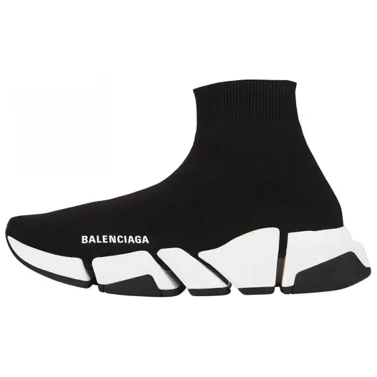 Balenciaga Women's Speed 2 Trainer Knit 'Black White'