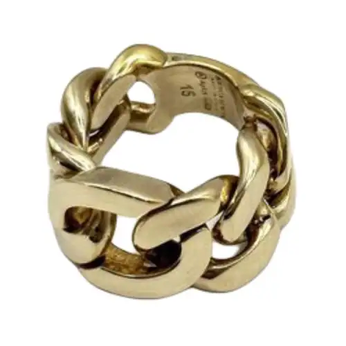 Bottega Veneta 925 Sterling Silver Rings Women's Gold