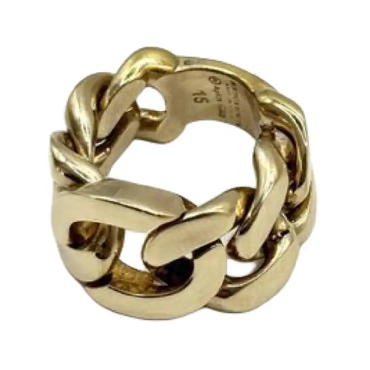 Bottega Veneta 925 Sterling Silver Rings Women's Gold