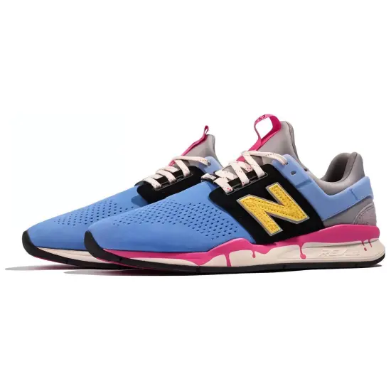 New Balance NB 247 Lifestyle Shoes Unisex Low-top Blue/yellow/black/pink/white
