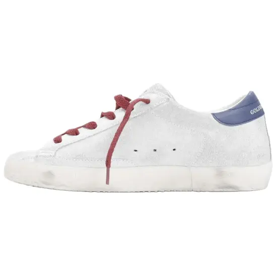 Golden Goose Super-Star Skateboard Shoes Women's Low-Top Silver