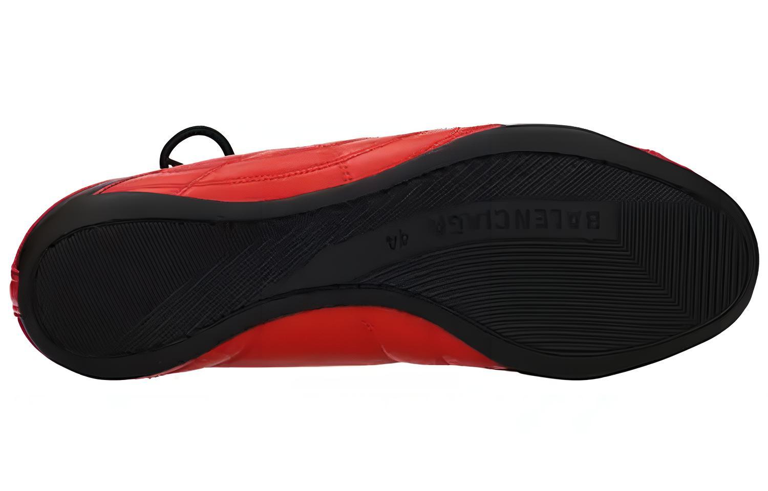 Мужские кроссовки Balenciaga Zen (черно-красные) — фото 4