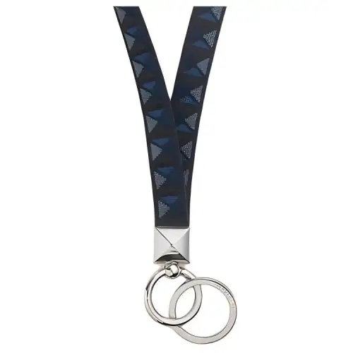 HERMES Stainless Steel Keychains Men's Multicolor