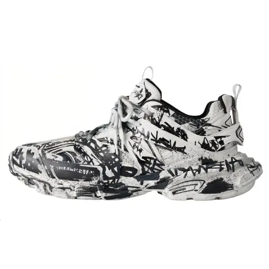 Balenciaga Casual Shoes Men Low-Top Black