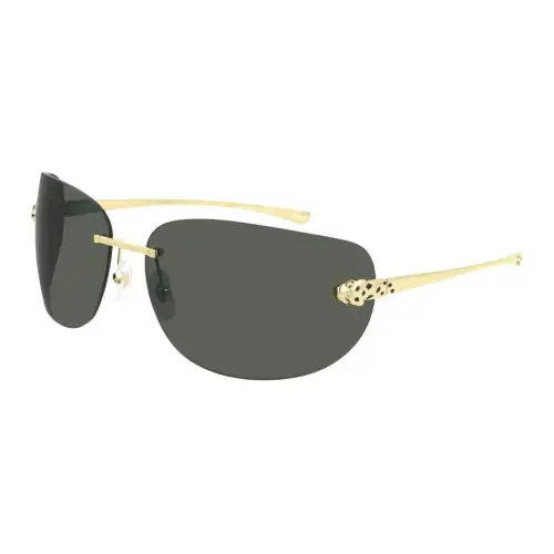CARTIER Metal Butterfly Sunglasses Women's Gold