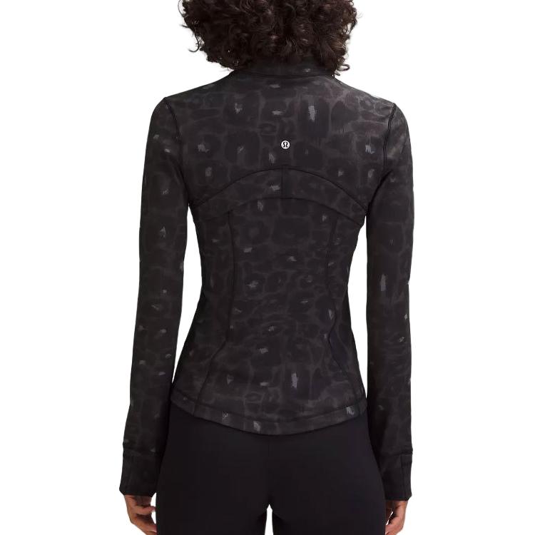 Lululemon Define Jackets & Coats Women’s Leopard Print Black