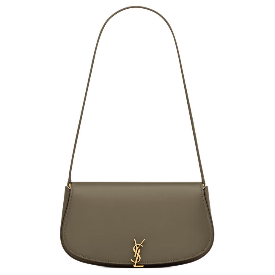 Женская сумка SAINT LAURENT YSL (темно-зеленая)