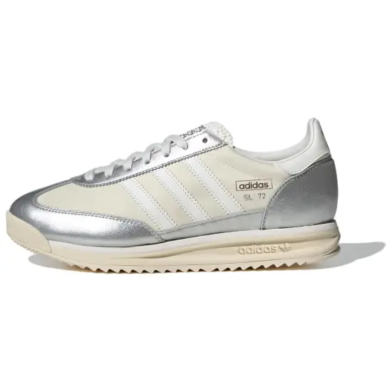 Adidas Originals SL 72 Casual Shoes Unisex Low-Top Metallic Silver/Cloud White
