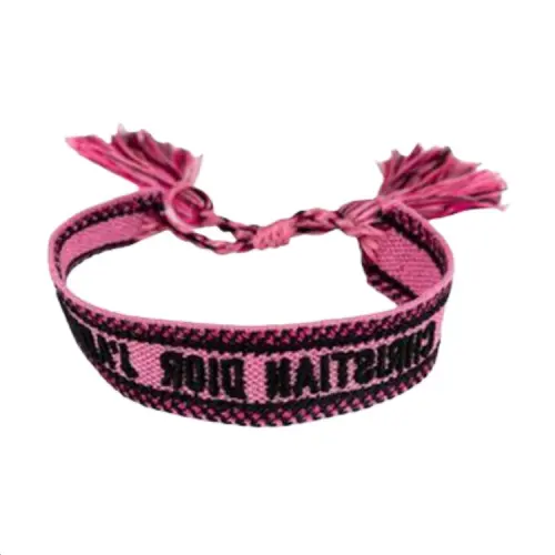 DIOR Cotton Bracelets Women's Pink