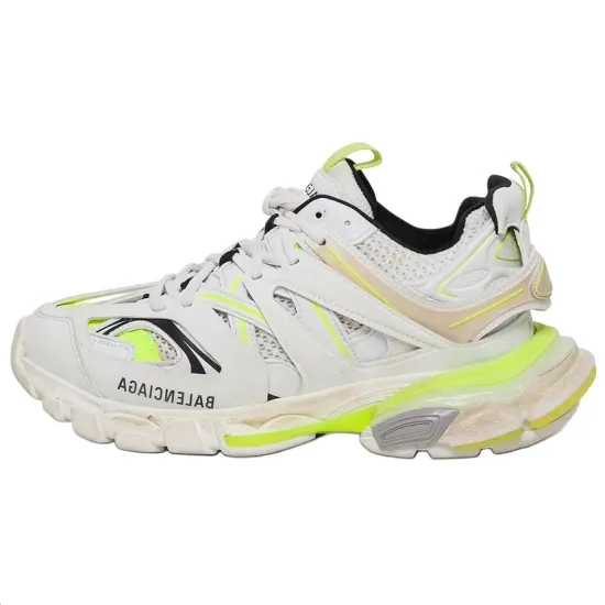 Balenciaga Women's Track Sneaker 'White Fluo Yellow'