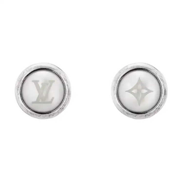 LOUIS VUITTON Lv Pearls Rodeo Earrings