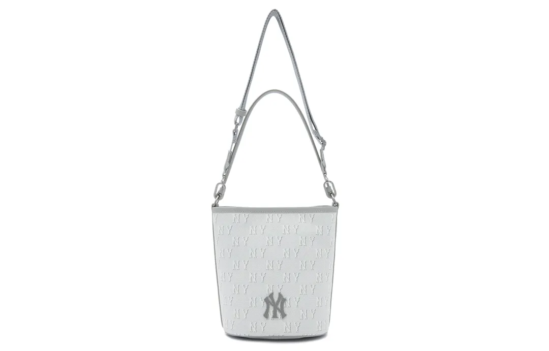 MLB Cotton Bucket Bag, Crossbody Handbag, Shoulder Bag Unisex Gray