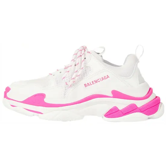Balenciaga Triple S Fluo Pink White Women's