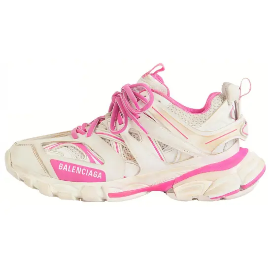 Balenciaga Track Worn Out In Purple White Women's