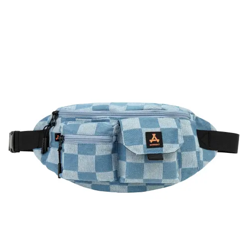 GF Denim Waist Bag Chest Bag Regular Unisex Denim Blue