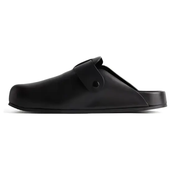 Balenciaga Sunday Mules 'Black Matte Calfskin'