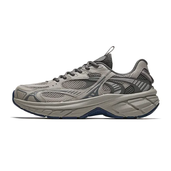 Anta Low Top Running Shoes Men's Gray Brown