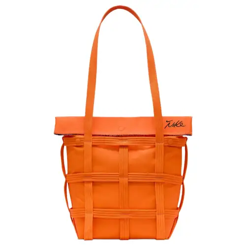 Nike Sportswear Electric Cargo Reversible 12L Tote Bag Total Orange/Black