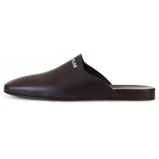 Balenciaga Cosy Mules Black Leather