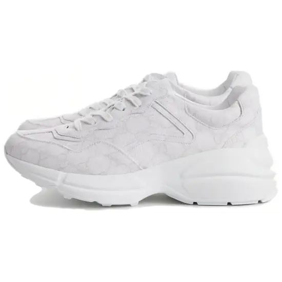 GUCCI Rhyton Casual Shoes Women's Low-Top White