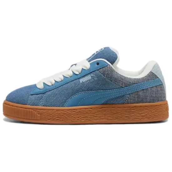 PUMA Suede XL Non slip Lightweight Low Top Skateboard Shoes Unisex Blue