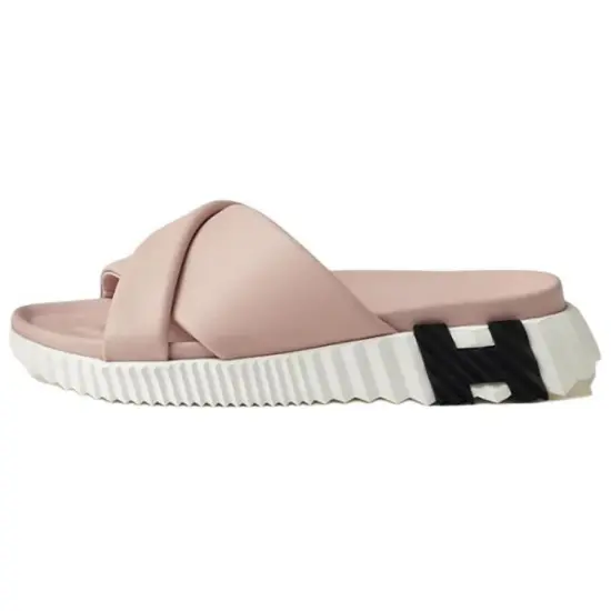 HERMES Slide Slippers Women's Pink