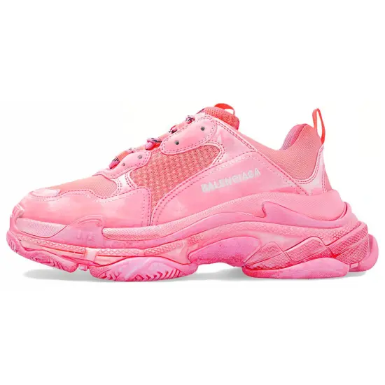 Balenciaga Triple S Faded Dark Pink Women's