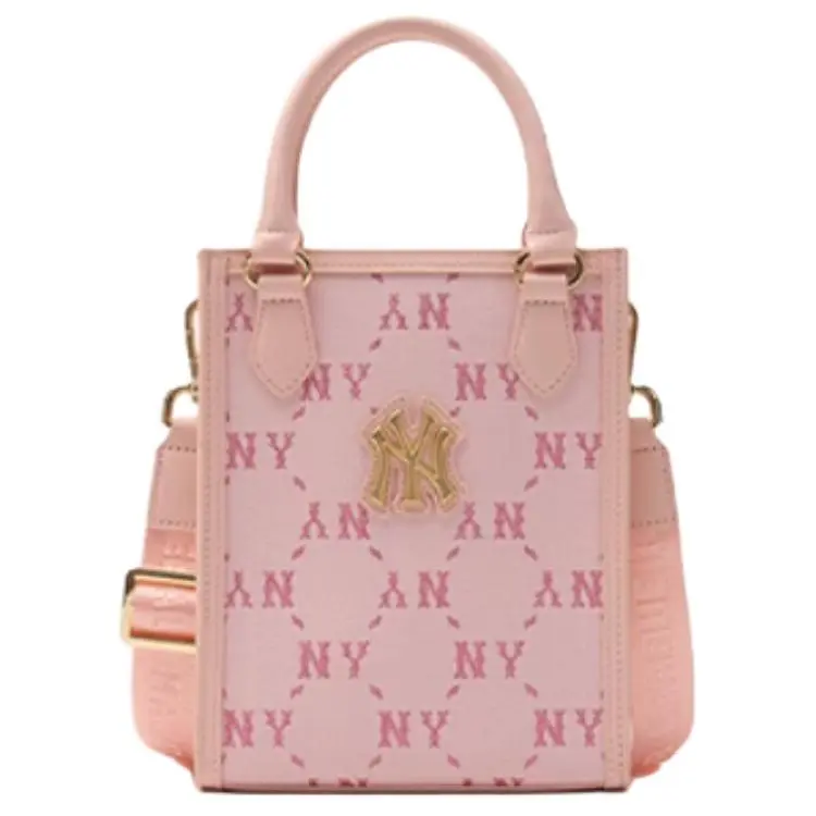 MLB Polyester Shoulder Bag, Crossbody Bag, Handbag Regular Unisex Pink