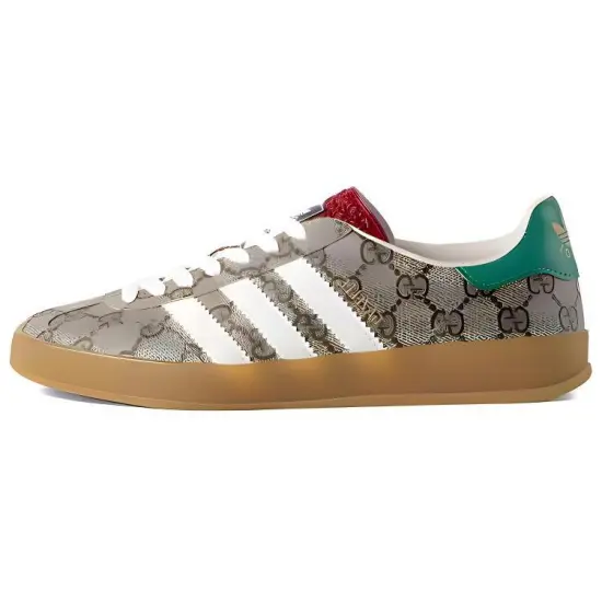 Adidas GUCCI X Women's Gazelle 'Beige GG Monogram'