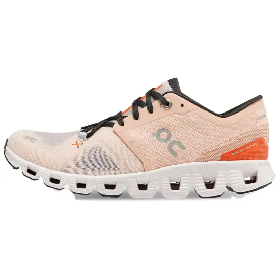 On Running Cloud X 3 Rose Sand Women's