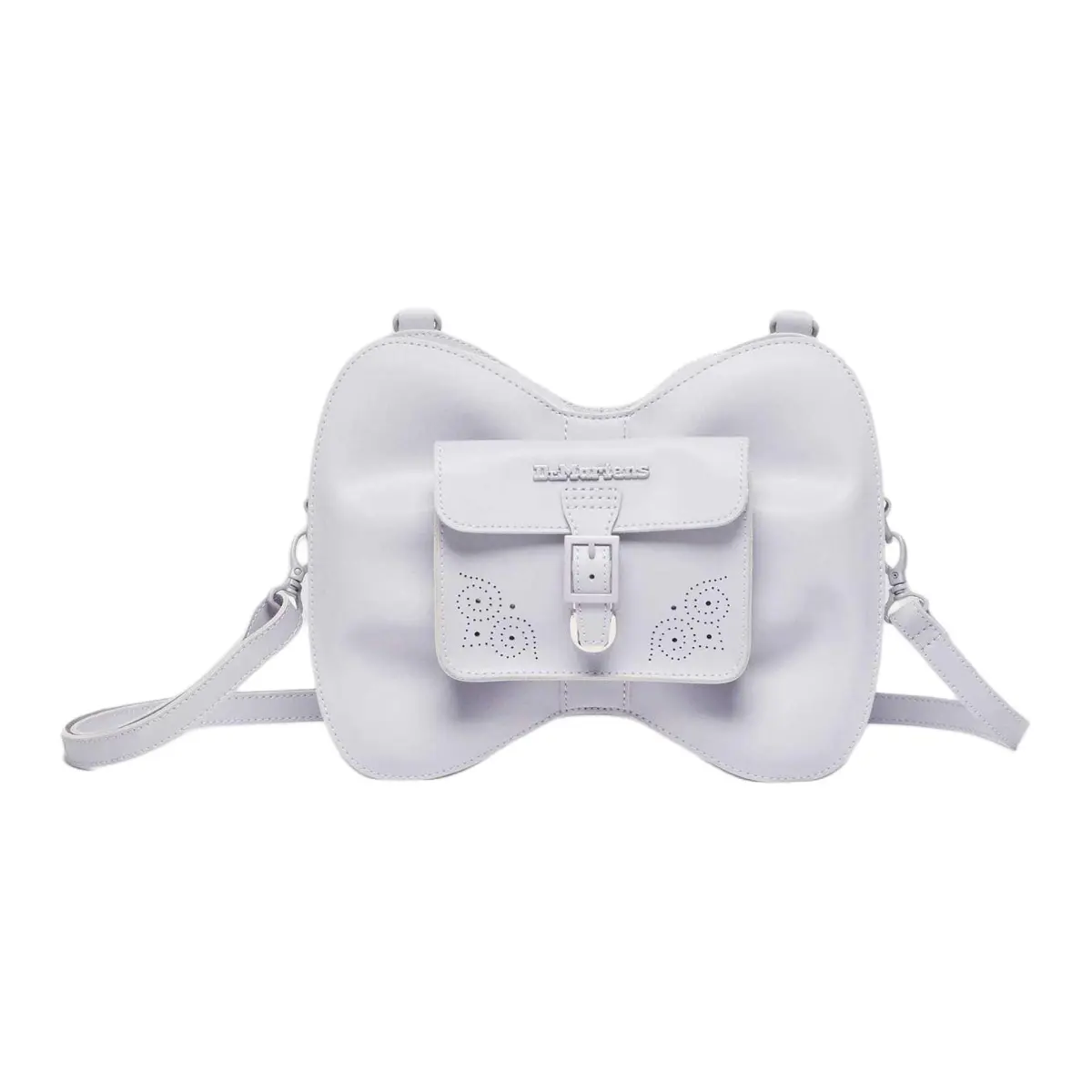 Dr.Martens Leather Crossbody Bag, Shoulder Bag Regular Women's Matte Lavender