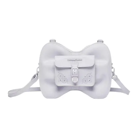 Dr.Martens Leather Crossbody Bag, Shoulder Bag Regular Women's Matte Lavender