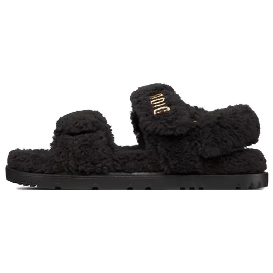 DIOR Women's DIORact Sandal 'Black Shearling'
