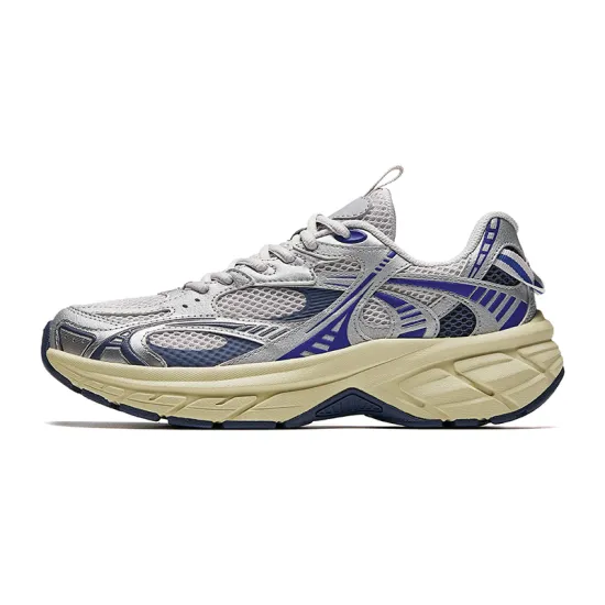 ANTA Running Collection Running Shoes Women's Low-Top Light Beige White/Lotus Gray
