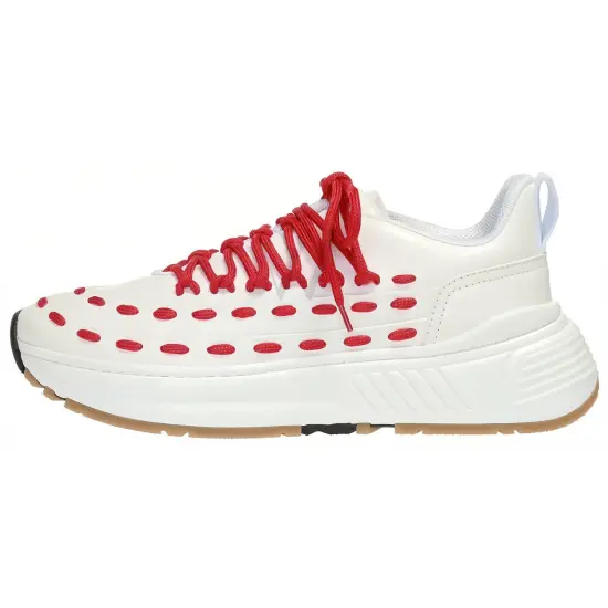 Bottega Veneta Casual Shoes Women's Low-Top White/Red