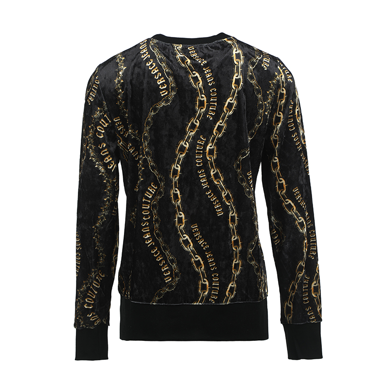 Женское худи Versace Jeans Couture FW24 (черное) — фото 2