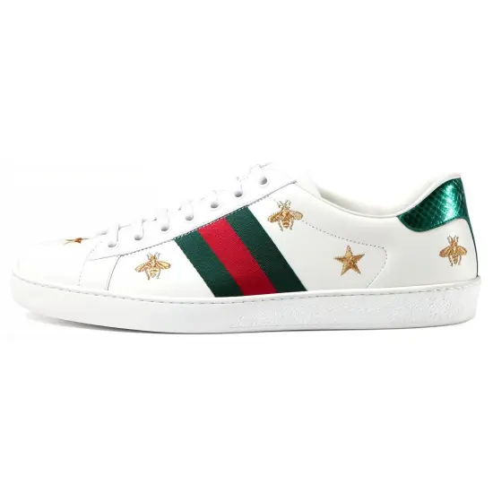 GUCCI Ace Embroidered 'Bees And Stars'